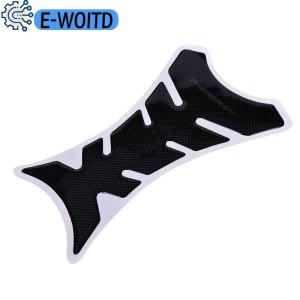 E-WOITD Carbon Fiber Tank Pad Tankpad Protector Sticker Motorcycle Universal Fishbone