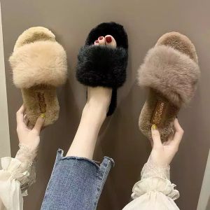 QQ - sandal wanita terbaru / sandal bulu wanita / Sandal Wanita Korea Kekinian Kokop Full Bulu Terbaru 36/40