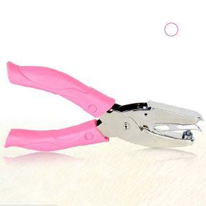 V75 Handheld Border Scrapbooking Single Hole Puncher With Soft-Handled Paper Cutter School supplies Hole Punch Office Binding Stationery