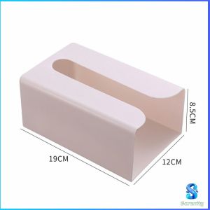 Serenity กล่องใส่ทิชชู่ กล่องทิชชู่ติดผนัง ที่ใส่กระดาษทิชชู่ กล่องใส่ทิชชู่แบบติดผนัง มีแผ่นกาวติดยึดผนัง ไม่ต้องเจาะผนังWall Mounted Tissue Box