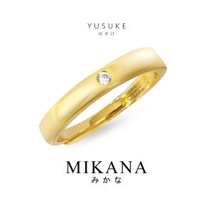 Mikana Gold Plated Yusuke Adjustable Ring for Woman accessories singsing jewelry gift for girlfriend