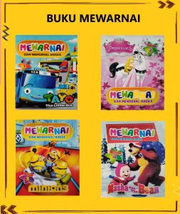 Buku Mewarnai Buku Anak / Seri Mewarnai 1