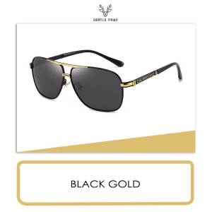 Gentle Fawn Kacamata Sunglasses Polarized Anti Silau Uv 400 Style Pria Bentuk Kotak Metal 5062 8005