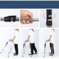 【Fast delivery】Adult Walker Multi-functional foldable stainless steel Walking Aid aids Crutches Canes Toilet Armrest Adjustable Lightweight Adult Cane Stick Lower Limb Training Walker Health Accessories For Elderly dult and Disabled. 