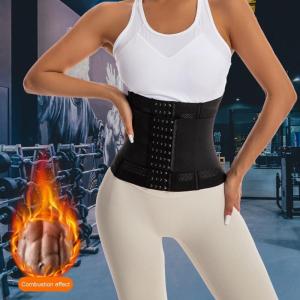 Hai lớp khóa nịt eo sáng tạo eo cinching vành đai sweatband cho phụ nữ phục hồi và tập thể dục hàng ngày