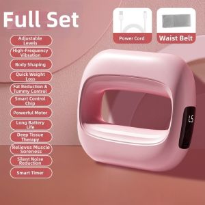 MAJESTI 5-Speed Adjustable Electric Fascia Massage Ring Deep Tissue Muscle Relief Rechargeable Vibration Massager Portable Pain Relief Recovery Fat Shaking Machine Neck Shoulder Back