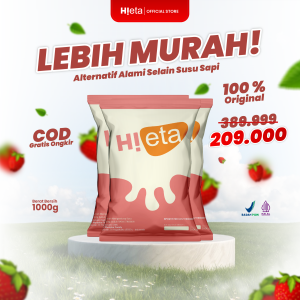 Susu Kambing Etawa Bubuk - Rasa Strawberry - PAKET 3 - HiEta
