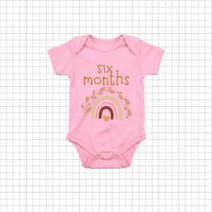 [INNOCENTTEES] BOHO RAINBOW - PINK - MILESTONE - ONESIES     BABY ONESIES     1 - 12 MONTHS