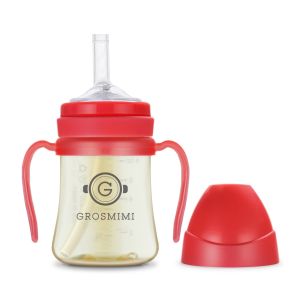 Grosmimi PPSU Straw Cup Botol Minum Anak Sedotan Premium Gaya Korea