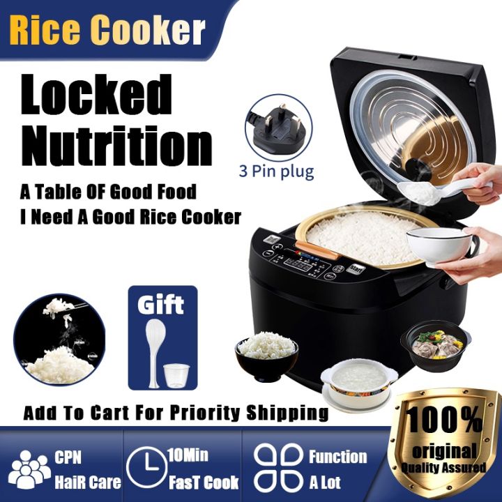 rice cooker 5L Big Rice Cooker Multifunction Smart Screen Periuk Nasi ...