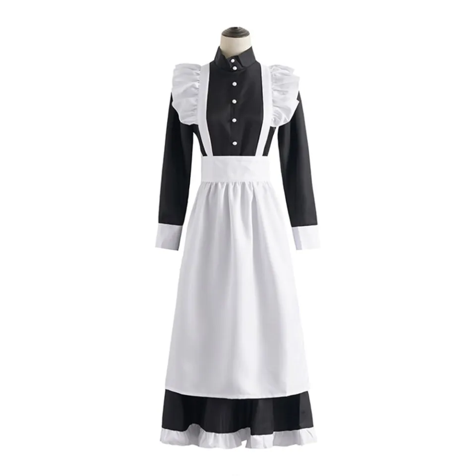 HELLOBBY Cute Maid Outfit Female Lolita Style Male Cafe Costume Cosplay  Dress Uniform Maid Costume Costumes Outfit | Lazada PH