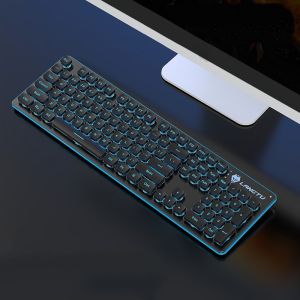 Bàn Phím Led không dây wireles USB 2.4G LANGTU L1u cho máy tính