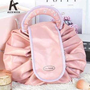 【New Arrival】 Waterproof Cosmetic and Toiletry Bag with Drawstring for Women Durable Travel Makeup Organizer