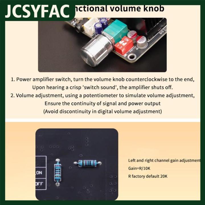 JCSYFAC 3002 kỹ thuật số khuếch đại hội đồng quản trị tpa3255 300W x 2 ...