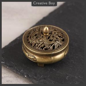 [Creative] Utensils Incense Lotus Incense Censer Alloy Sandalwood House Furnishings Home Office Decoration