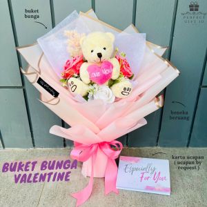 Buket Bunga Kado Ultah Hadiah Velentine Hadiah Ultah