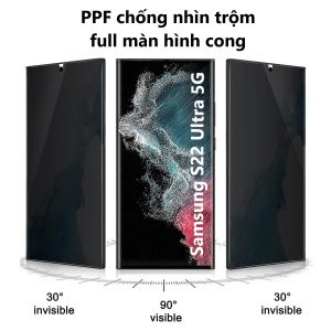 PPF Chống Nhìn Trộm Miếng Dán Màn Hình Cong Cho Samsung Galaxy S - PPF Dẻo Chống Trầy Xước