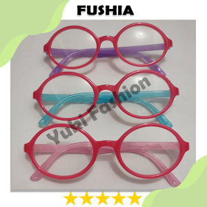 Kacamata Anak Frame Bulat Anti Radiasi Korean Design Kacamata Anak Laki-laki Perempuan FREE BOX Blueray Kids Glasses Anti Sinar Biru Plastik Ringan Model Terbaru Kacamata Fashion Anak Kacamata Normal Anak Kacamata Gaya Antiradiasi HP Komputer