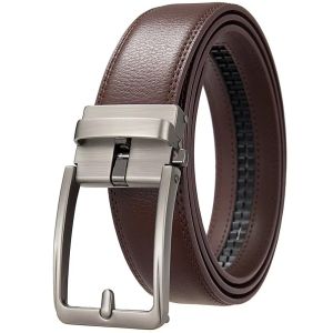UNIITY Business Click Leather Belts Adjustable Cowhide Waist Straps Durable Leisure Men Jeans Belts For Men