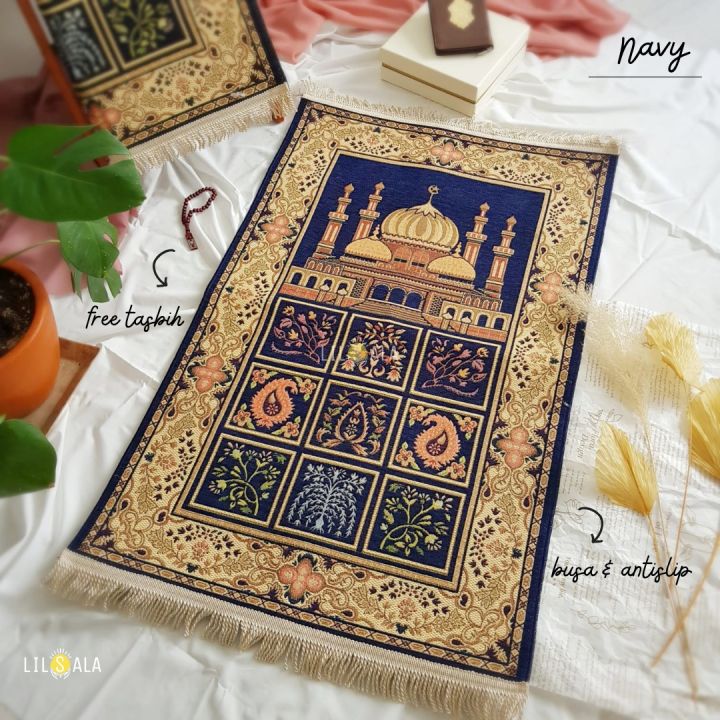 [S7] SAJADAH BUSA TEBAL PREMIUM TURKI TURKEY KADO ORANG TUA MURAH ANTI ...
