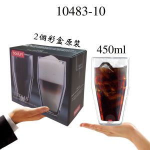 Bodum Coffee Cup Double Walled Glass Cups Mugs for Cappuccino Latte Espresso microwavable glass cup hot drinks milk tea water cup home bar cold drinks wine beer beverages juice cup