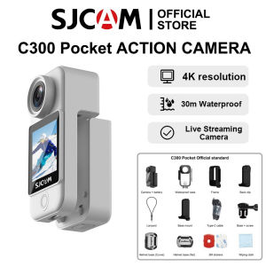 SJCAM C300 4K WiFi Dual Screen Thumb Vlog Sports Camera with Diving Waterproof Case for Live Driving recorder Motorcycle riding Offshore angling