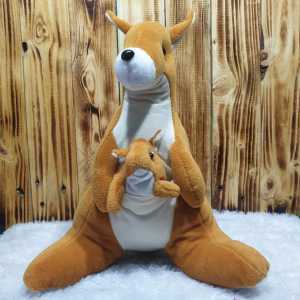 Boneka Kangguru Kantong Anak Ukuran 35Cm