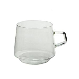 Bền cốc thủy tinh ly cà phê với xử lý cốc sữa hiện đại Chén ăn sáng vật liệu kính thích hợp cho bất cứ dịp nào