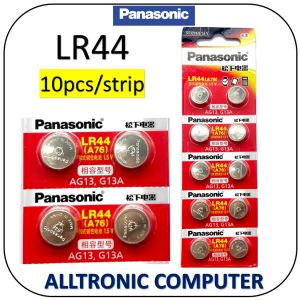 Panasonic LR44 Alkaline Button Battery  / LR44 / 1.5V Button Cell Battery