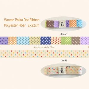 FZIPUA Practical Notebook Elastic Band Polka Dot Checkered Elastic Strap  Keeps Flat Double-Sided Strap for A6/M5/A7 Journals