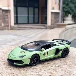 LEO 1:24 Aventador SVJ 63 Diecast Model Car Toy Cars for Boys Toys Car For Kids Gift For Birthday