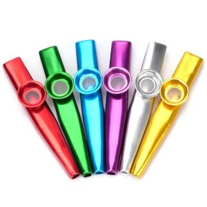 Simple metal kazoo colorful kazoo fun toy made of aluminum alloy musical instrument accessory