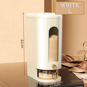 Rice Dispenser Sealed Rice Bucket Storage Box Grain Dispenser Box Kitchen Moisture-Proof Rice Barrel Storage Container Kitchen Organizer