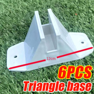 Garden fence Yard fence Garden decoration 6PCS White fence (50x30) Anti-corrosion and rain-proof No deformation no cracking Outdoor fence Gardening stand Strong outdoor fence Plastic fence Fence courtyard