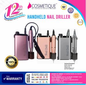 Cosmetique Handheld Nail Driller - Beige - 100% Quality Guarantee - Warranty - Multiple Colors