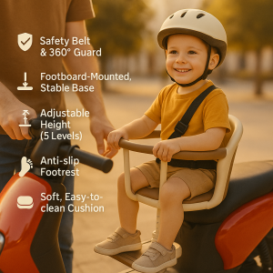 Motorcycle Safety Seat for Baby Car Seat Front Child Seat Safety Stool Motorcycle For Baby Chair Upuang pangkaligtasan