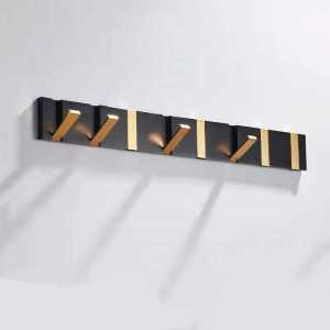 Invisible Punch Folding Wall Hooks Clothes Hangers Living Room Bedroom Black Gold Hangers