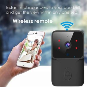 M8 Smart Wireless Doorbell Unlimited Remote Ding Dong Video HD Night Vision Home Security Camera