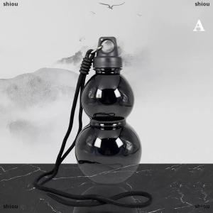 [COD] shiou ขวดน้ำทรงน้ำเต้า750มล. ความจุมากสไตล์ย้อนยุคจีนเหยือกน้ำกันรั่วสำหรับกีฬากลางแจ้ง