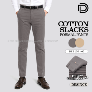 🇲🇾 DESINCE Men Formal Business Trousers Pants Plus Size Trouser Business Casual Pant Seluar Slack Lelaki MP 003