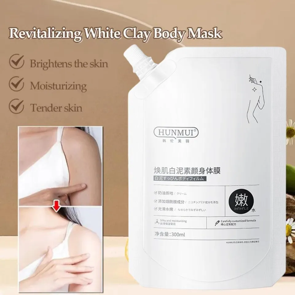 White Shower Gel Whitening Body Cream Face Body Mask Whole Body