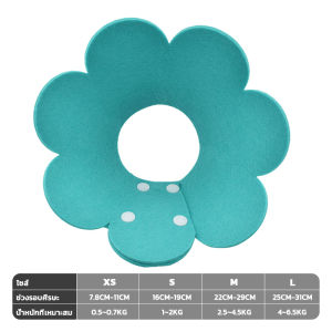 คอลล่ากันเลีย Pet Elizabeth Collar คอลล่าแมว คอลล่าสุนัข ปลอกคอกันเลีย การป้องกันไม่ให้สัตว์เลี้ยงเลียแผล 【XS/S/M/L】