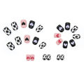 (PART 2) 3D Kuku Palsu Cantik 24 Pcs + FREE LEM Waterproof Fake Nail Art Korean Fashion Nail Set DIY Bridal Wedding Akrilik Tahan Air NL002. 