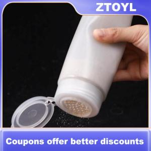 【ZTOYL】 400 600ml Clear Plastic Spice Jar With Shaker Lids Kitchen Seasoning Containers BBQ Outdoor Cooking Tool Kitchen Storing Spice