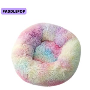 [MochiHome]Super SoftDonut Bed Plush Fleece Washable Pad For Dogs And Cats    Dog Bed    Cat Bed