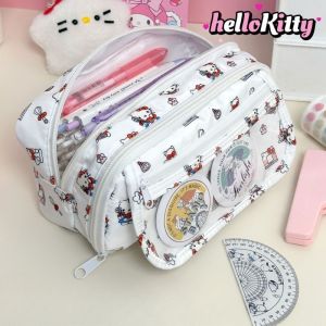 Kawaii Sanrio Hello Kitty Pochacco Pencil Case: A Perfect Gift for Girls' School Supplies