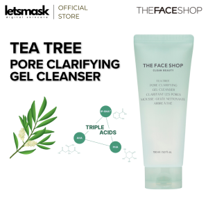 THE FACE SHOP Tea Tree Pore Clarifying Gel Cleanser (150ml)