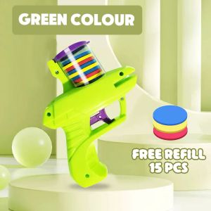 INTERACTIVE CAT TOY CARROT GUN FLYING DISC LAUNCHER MAINAN KUCING PET TEASER READY STOCK