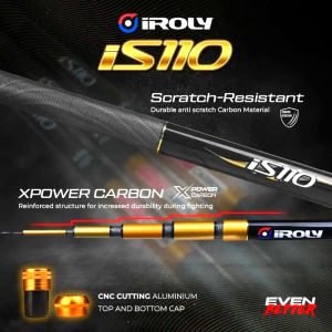 POLE / TEGEK IROLY IS110 FINESSE POLE CARBON KAKU 360 450 CM 540 CM