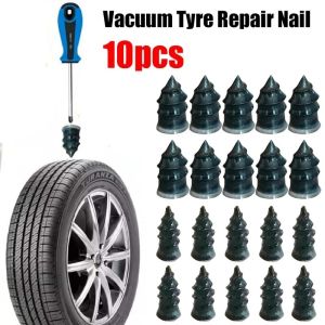 20pcs Motorcycle Vacuum Tyre Repair Nail Car Scooter Bike Universal Tubeless Rubber Nails Tire Puncture Repair Accessories
